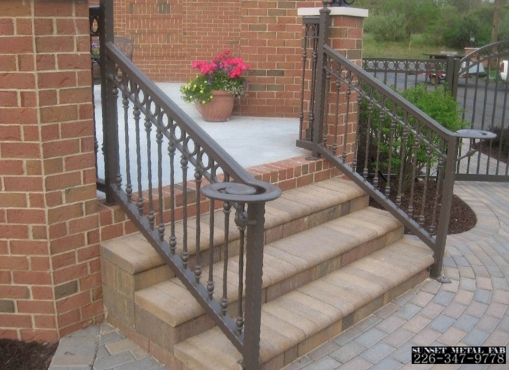 Best Cool Wrought Iron Handrails For Outdoor Steps Near Me Photo 946