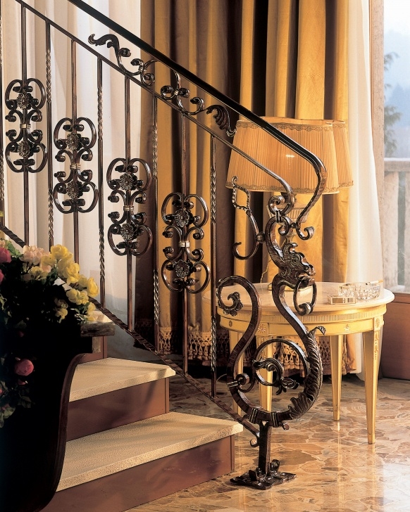Best Wrought Iron Newel Post Picture 712