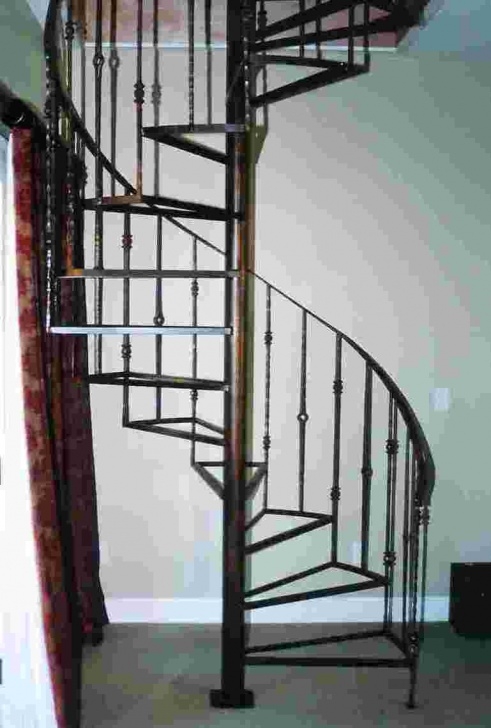 Best Wrought Iron Spiral Staircase Photo 347