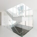 Cool Glass Enclosed Staircase Image 022
