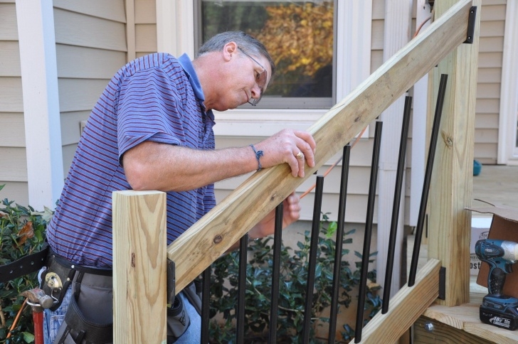 Creative Decking Steps Handrail Picture 677