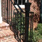 Creative Exterior Iron Stair Railing Image 974