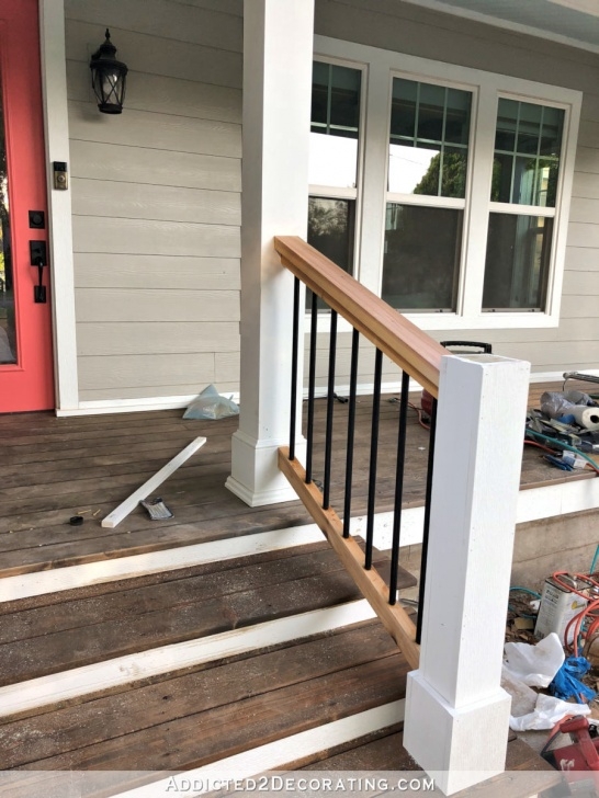 Creative Front Porch Stair Railing Photo 723