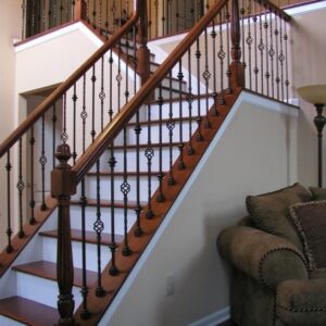 Iron And Wood Railing