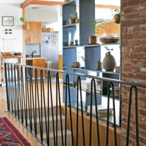 Mid Century Modern Stair Railing