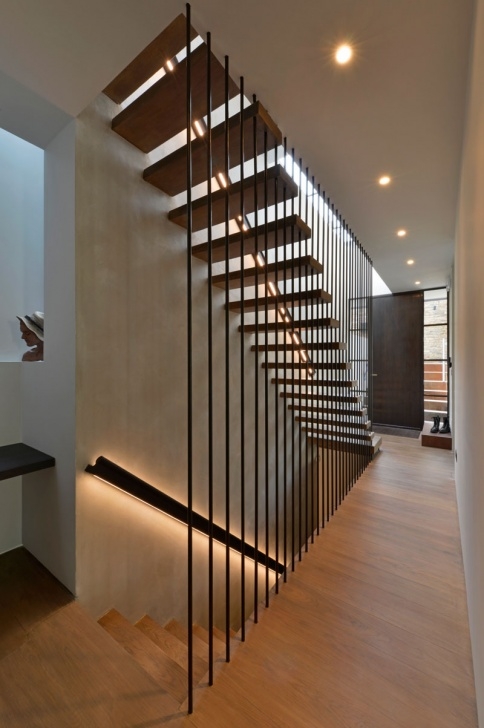 Creative Modern Wood Stair Railing Picture 220