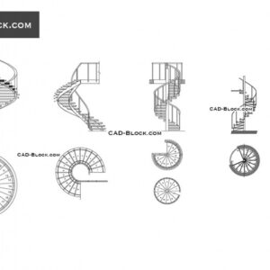 Spiral Staircase Autocad