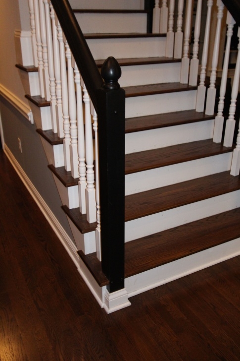 Creative Staining Stair Treads Picture 715