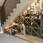 Creative Wine Bar Design Under Stairs Photo 005