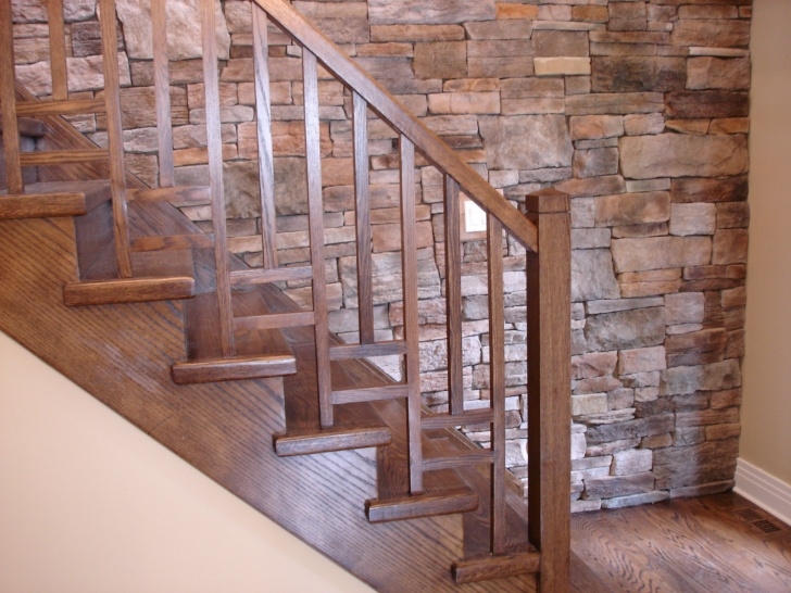 Creative Wooden Stair Railings Indoor Photo 931