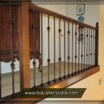 Creative Wrought Iron Stair Railings Interior Image 027