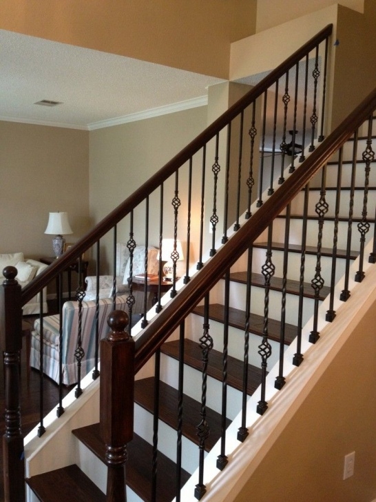 Creative Wrought Iron Stair Railings Interior Image 552