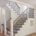 Easy Farmhouse Stair Railing Image 587