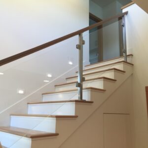 Oak Handrail For Glass