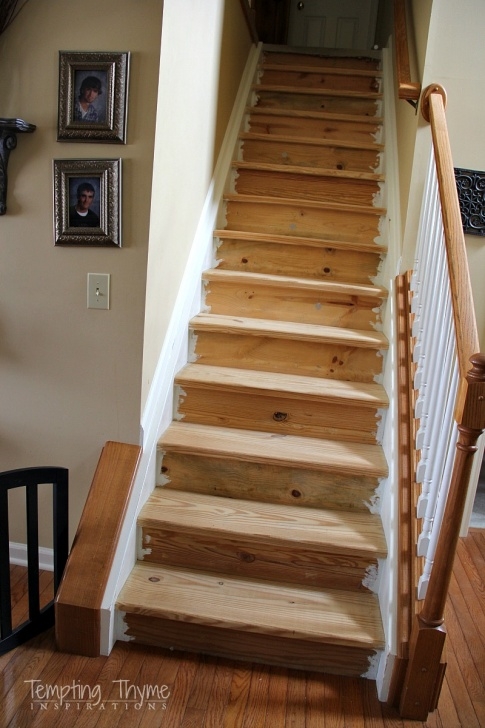 Easy Sanding And Staining Stairs Image 393