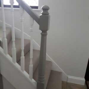 White Banister Rail
