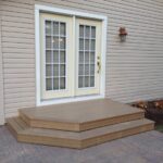 Fantastic Patio With Stairs From House Image 493
