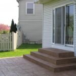 Fantastic Patio With Stairs From House Image 894