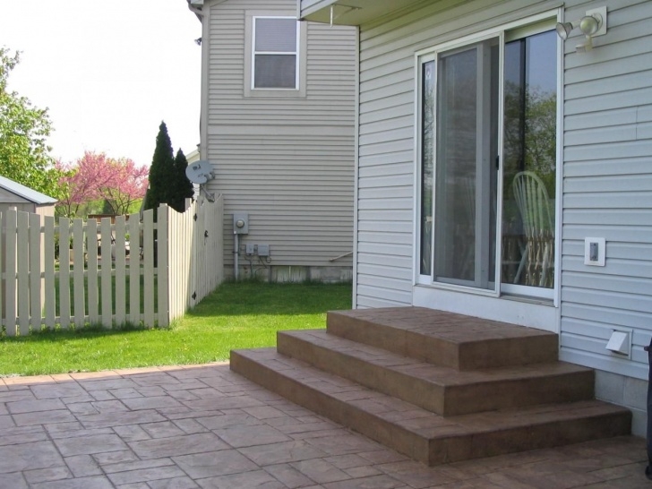 Fantastic Patio With Stairs From House Image 894