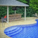 Fascinating Artisan Pool Handrail Photo 948