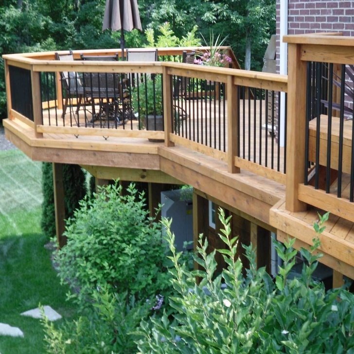 Fascinating Deck Stairs Design Photo 911