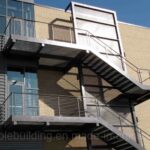 Fascinating Exterior Steel Stairs Photo 641