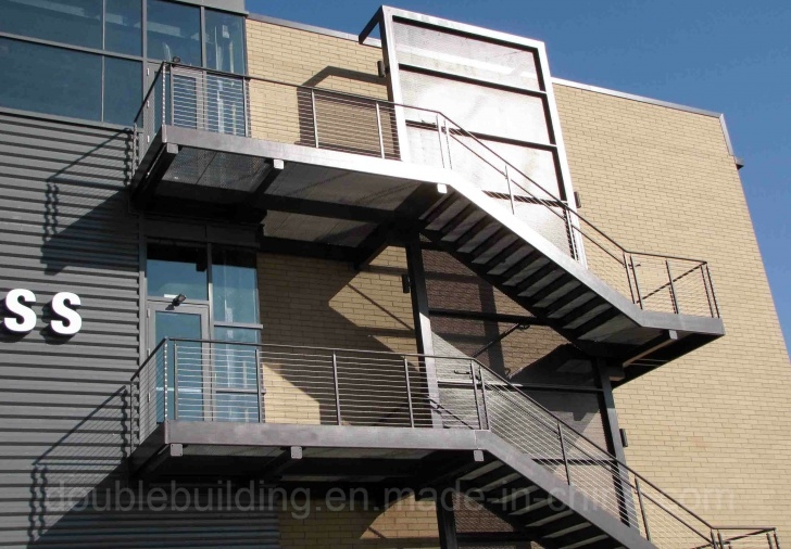 Fascinating Exterior Steel Stairs Photo 641