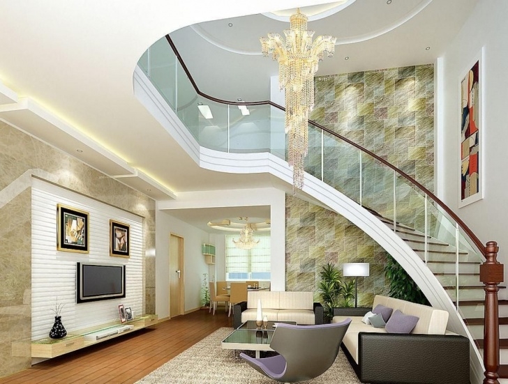 Fascinating Interior Design Of Living Room With Stairs Picture 285