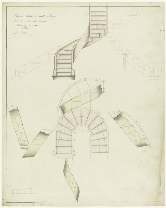 Fascinating Spiral Staircase Plans Photo 115