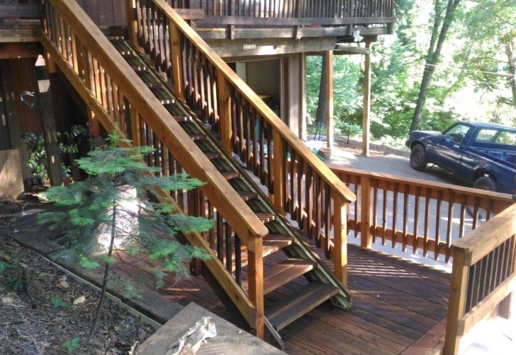 Fascinating Wood Deck Stairs Image 576