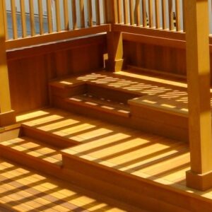 Cedar Stair Treads