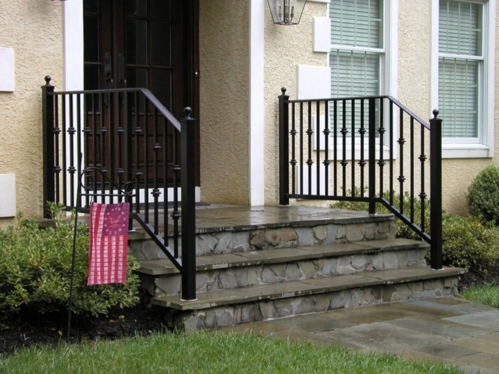 Gallery Of Outdoor Iron Stair Railing Photo 619