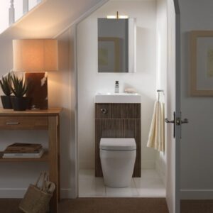 Under Stair Toilet Design