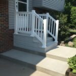 Good Railing For Concrete Steps Image 400