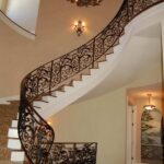Good Stairs Railing Designs In Steel Picture 023