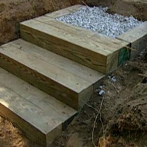 6X6 Timber Steps