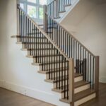 Gorgeous Modern Iron Stair Railing Image 057