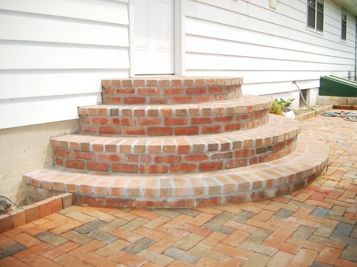 Gorgeous Rounded Patio Steps Image 142