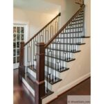 Gorgeous Wrought Iron Newel Post Photo 555