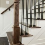 Great Ideas Black Metal Railing For Stairs Photo 300