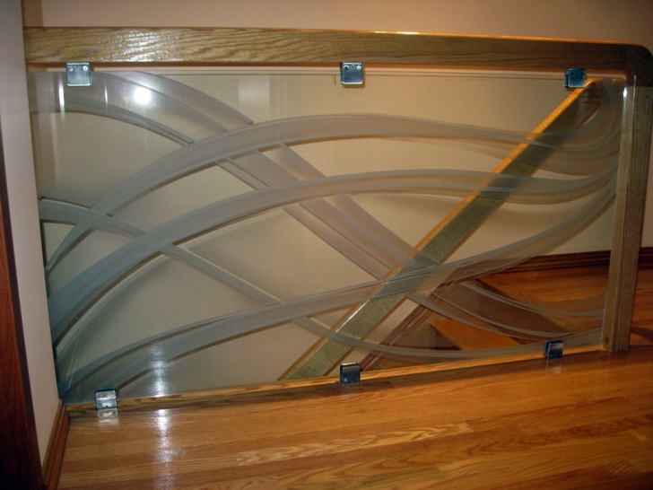 Great Ideas Glass Etching Designs For Staircase Photo 720