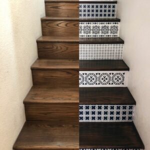 Painted Wood Steps