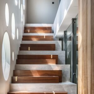 Wood And Concrete Stairs Wood And Concrete Stairs