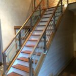 Great Steps Railing Designs With Glass Image 398