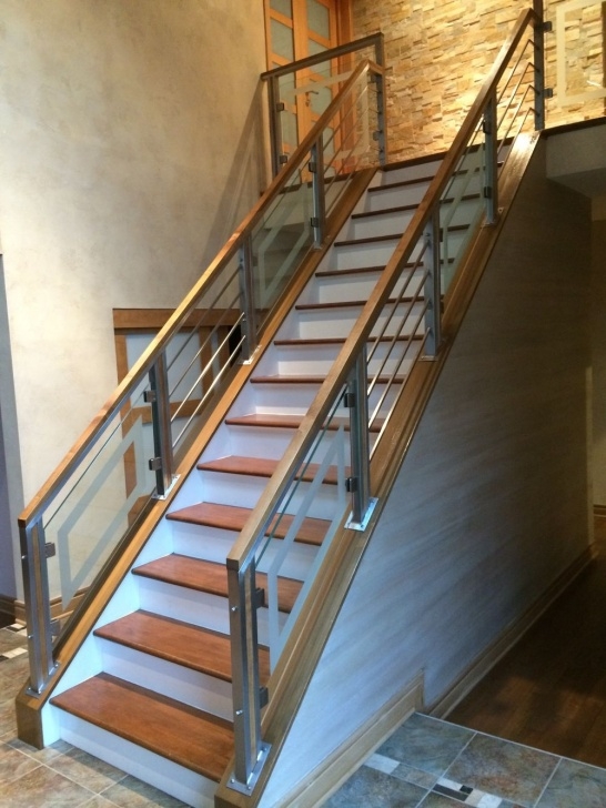 Great Steps Railing Designs With Glass Image 398