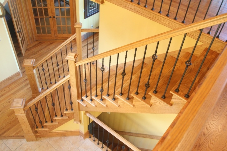 Great Wood Stair Railing Picture 558