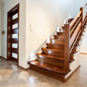 Stairs Covered In Wood