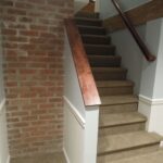 Imaginative Finishing Basement Stairs Picture 039