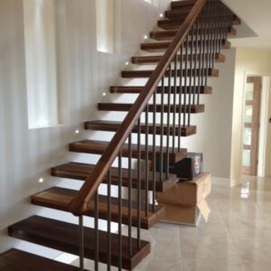 Floating Wood Stairs