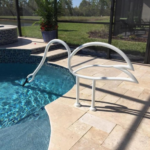 Imaginative Pool Stair Rail Photo 072